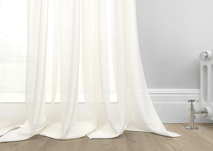 Casoria Voile, Classic White - Made to Measure Curtains - Image 6